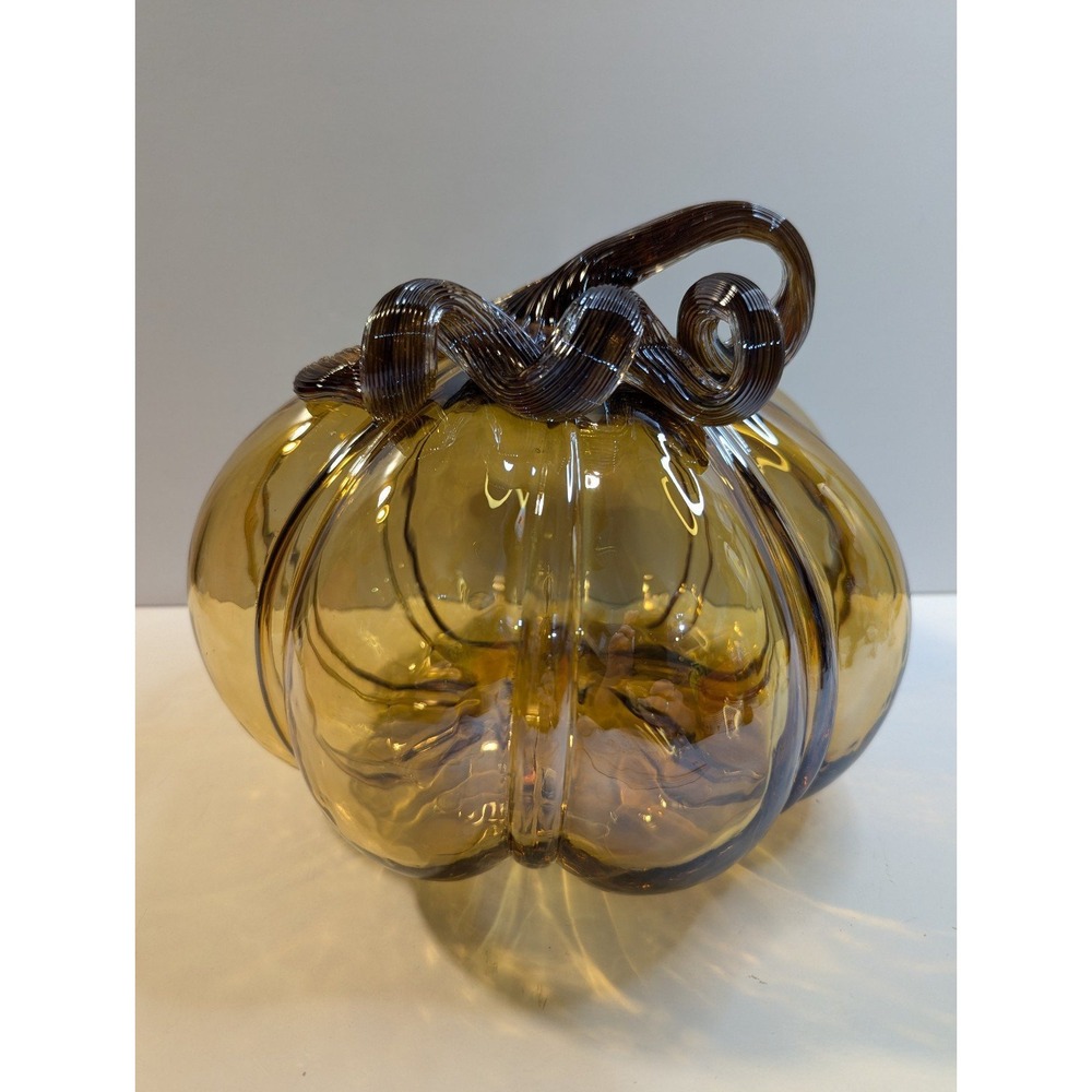 Amber glass‎ pumpkin